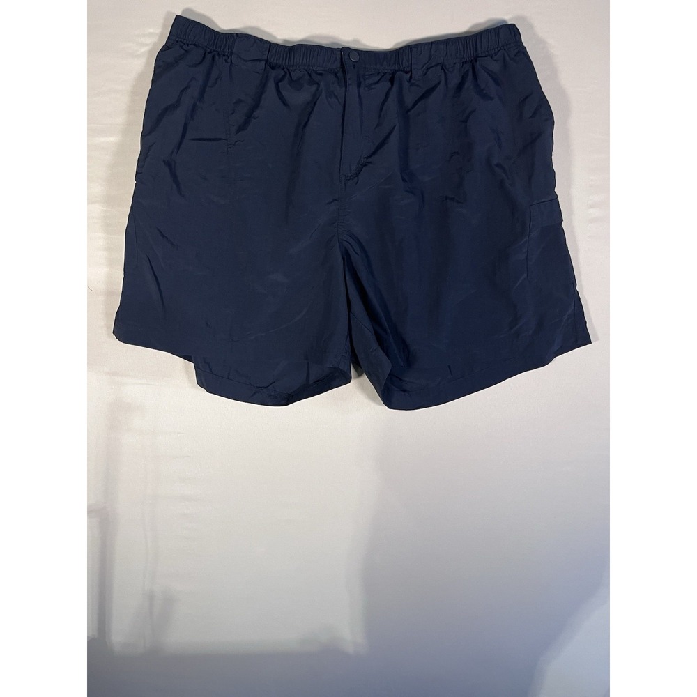Columbia Sportswear Women 3X Navy Blue Hiking Outdoor Shorts Elastic Waist Sport